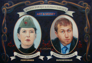 Balkan Baroque & Russian Baroque, 2008, akryl na płótnie, 130x190 cm